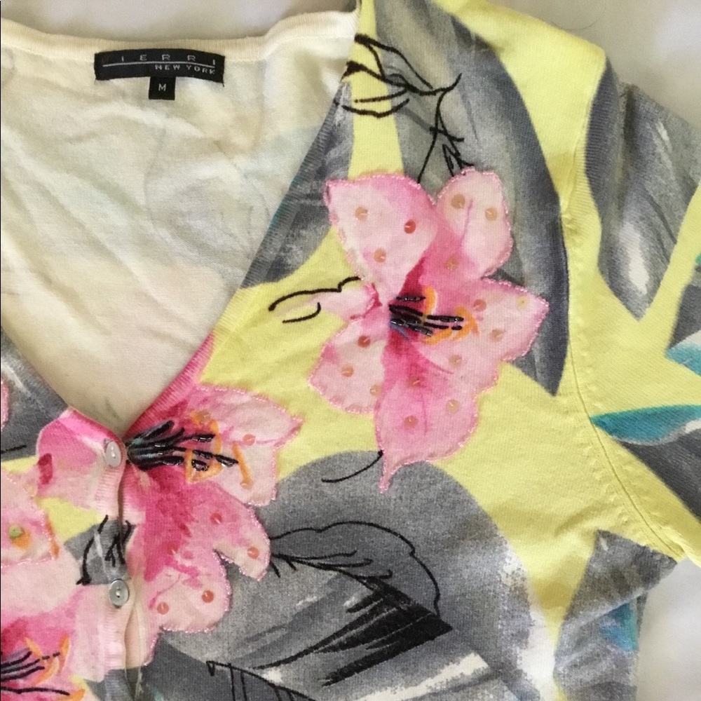 Floral Tropical Cardigan - Picture 3 of 3